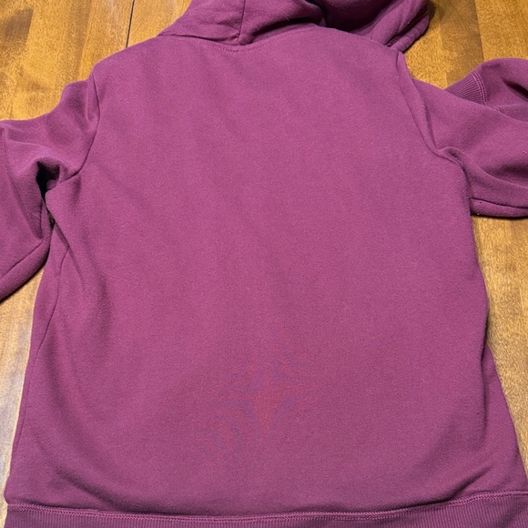 Hollister Burgundy Zip-Up Hoodie - Picture 5 of 11